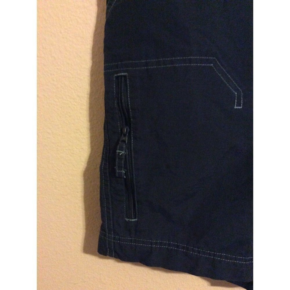 Columbia Shorts Mens Size 34 Navy Blue Omni Shade Sun Protection - Picture 3 of 10